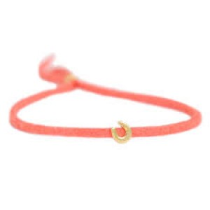 Love Ibiza- Armband for good luck - coral gold