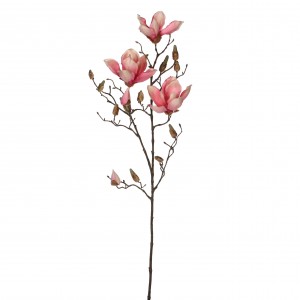 Kunstbloem Magnolia Roze H88cm