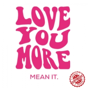 Sticker Love You More - Sticky Bestie 