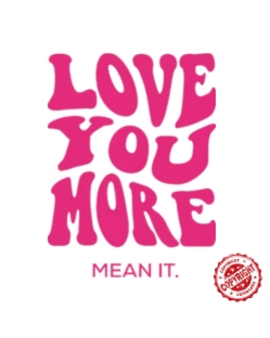 Sticker Love You More - Sticky Bestie 