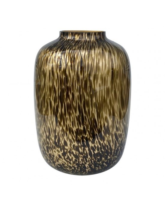 Vase the World Artic Cheetah Gold Ø25 x 35 cm - M