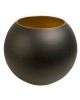 Vase the World Zambezi black gold Ø25 x H20,5 cm