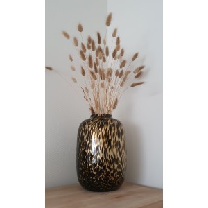 Vase the World Artic Cheetah Gold Ø21 x 29cm - S